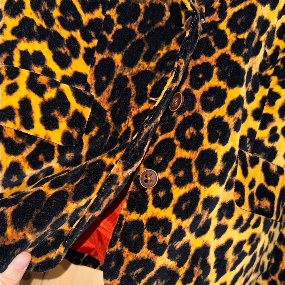 Leopard Print Lucky Brand jacket. - Picture 3 of 5